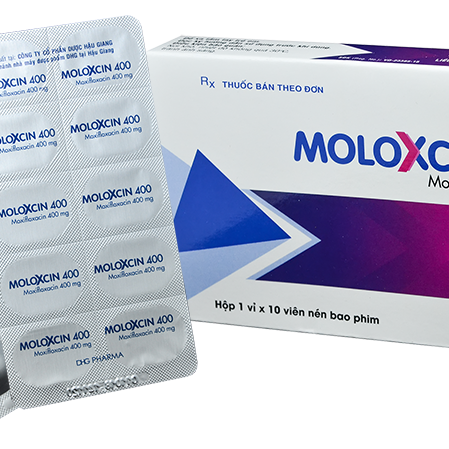 Moloxcin (Moxifloxacin) 400mg DHG Pharma (H/10v)
