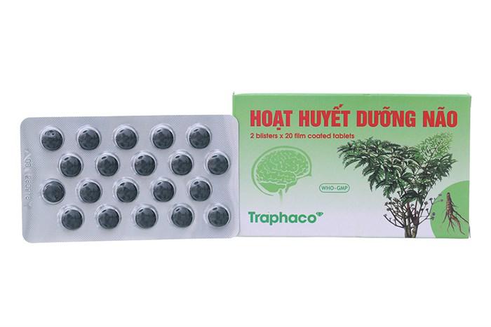 Hoạt Huyết Dưỡng Não Traphaco Bao Phim (H/40v)