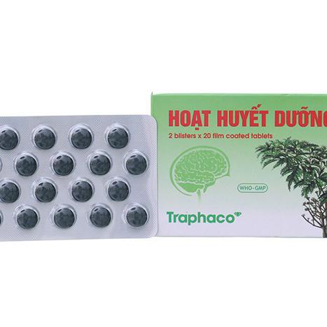 Hoạt Huyết Dưỡng Não Traphaco Bao Phim (H/40v)