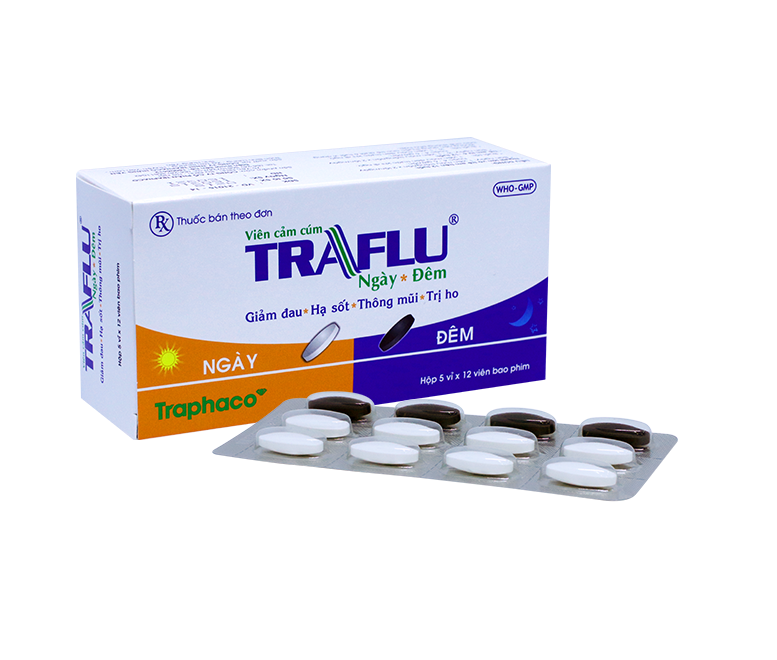 Traflu (Paracetamol, Phenylephrin, Dextromethorphan)Traphaco (H/60v)