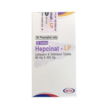 Hepcinat - LP (Sofosbuvir, Ledipasvir) Natco (C/28v) Ấn Độ