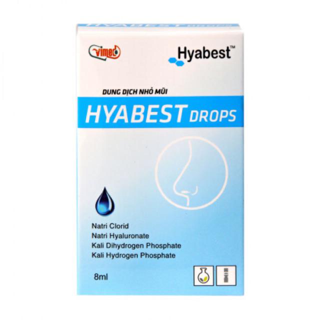 Dung Dịch Nhỏ Mũi Hyabest Drops Vimed (C/8ml) 