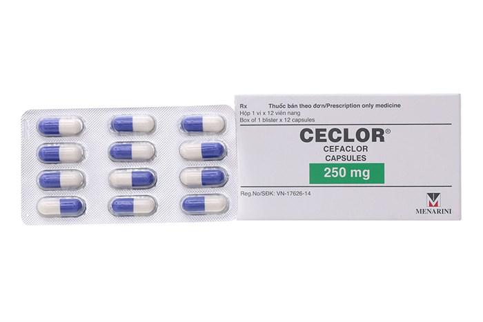 Ceclor (Cefaclor) 250mg Menarini (H/12v)