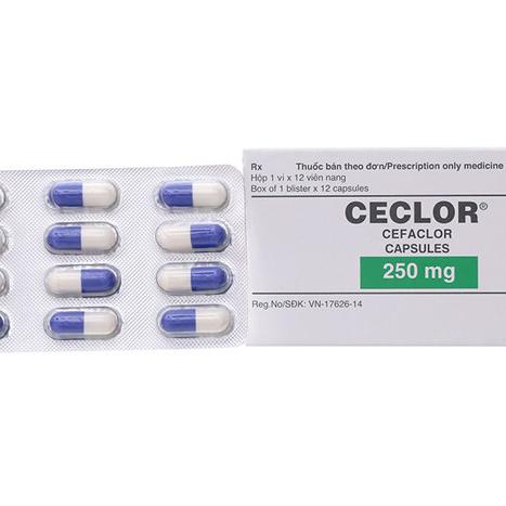 Ceclor (Cefaclor) 250mg Menarini (H/12v)