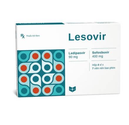 Lesovir (Ledipasvir 90mg và Sofosbuvir 400mg) Stella (H/28v)