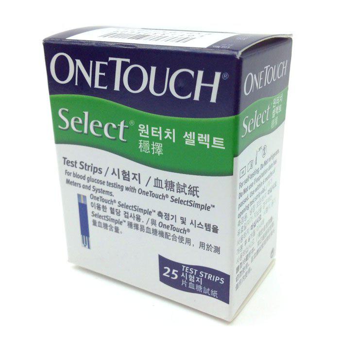 Que Thử Đường Huyết One Touch Select (H/25que)