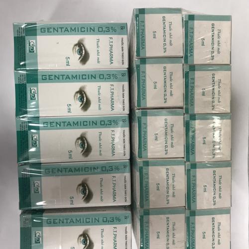 Gentamicin 0,3% DP 3/2 (Lốc/10c/5ml)