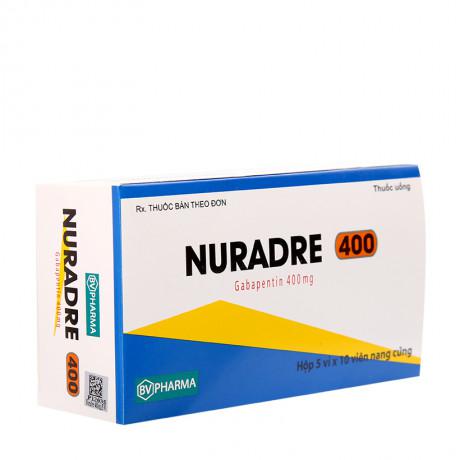 Nuradre 400 (Gabapentin) BV Pharma (H/50v)