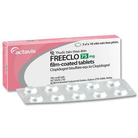Freeclo (Clopidogrel) 75mg Actavis (H/30v)