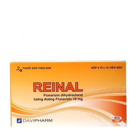 Reinal (Flunarizine) 10mg Davipharm (H/60v)