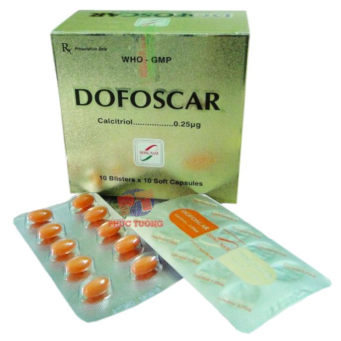 Dofoscar 0.25mcg (Calcitriol) Đông Nam (H/100v)