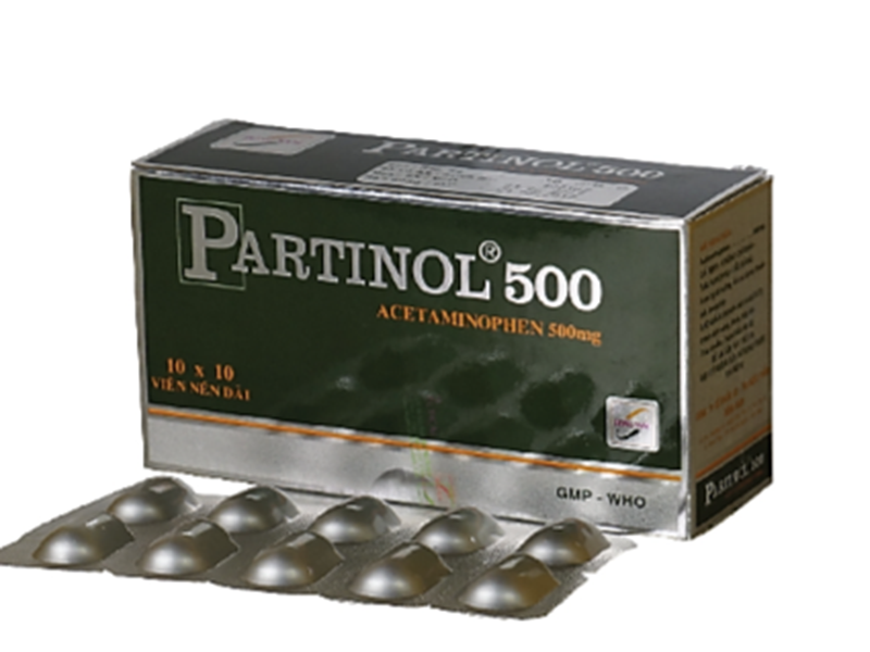 Partinol (Acetaminophen) 500mg Đông Nam (H/100v)