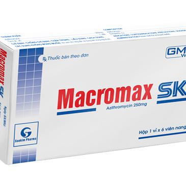 Macromax SK (Azithromycin) 250mg Sao Kim (H/6v)
