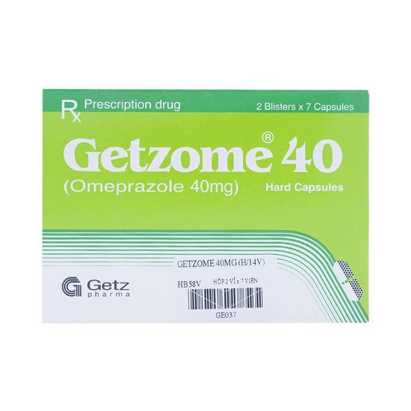 Getzome 40 (Omeprazole) Getz (H/14v)