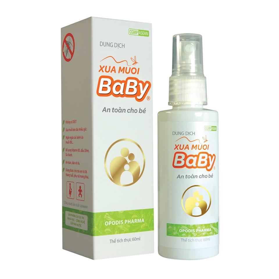 Xua Muỗi Baby Opodis Pharma (C/60ml)