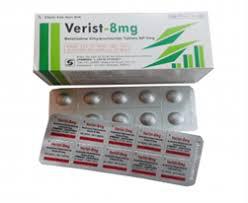 Verist 8mg (Betahistine) Synmedic (H/100v)