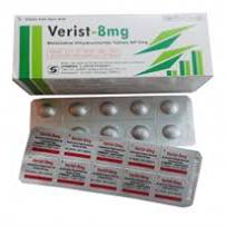 Verist 8mg (Betahistine) Synmedic (H/100v)