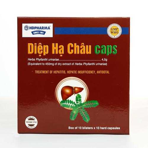 Diệp Hạ Châu Caps HD Pharma (H/100v)