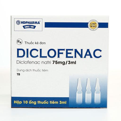 Diclofenac 75mg/3ml HD Pharma (H/10 ống)