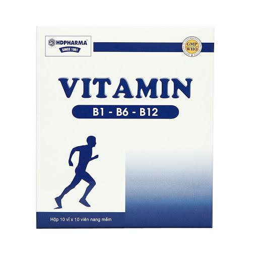 Vitamin B1, B6, B12 Viên Nang Mềm HD Pharma (H/100v)