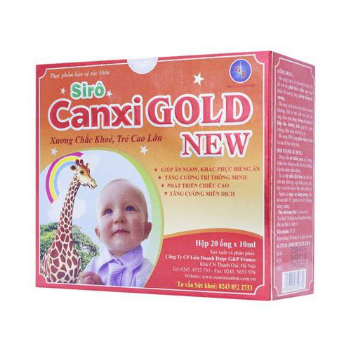Siro Growgold G&P France (H/20o/10ml) (Đỏ)