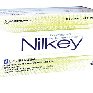 Nilkey (Fluoxetin) Davipharm (H/100v)