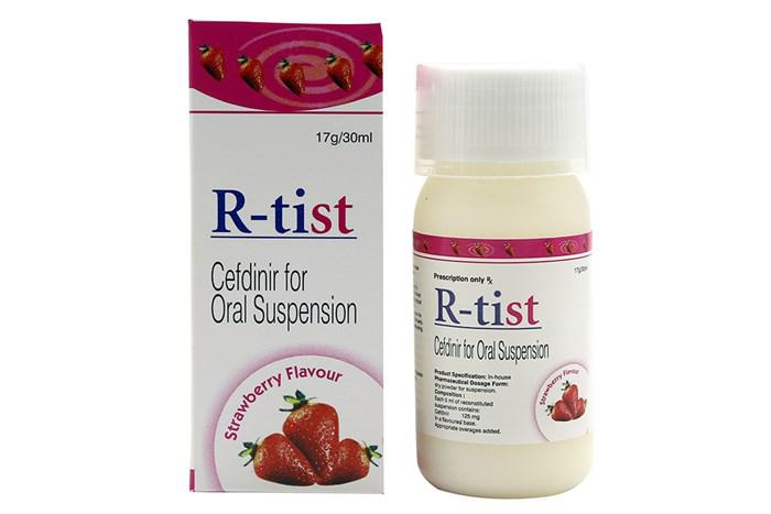 R-Tist (Cefdinir) 125mg/5ml Lupin (C/30ml)