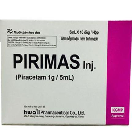 Pirimas Inj (Piracetam) Hwail (H/10o/5ml)