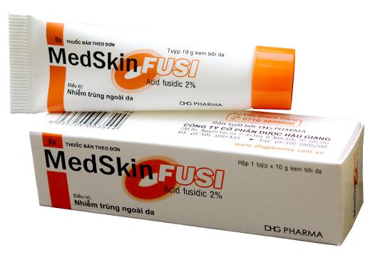 Medskin Fusi (Acid fusidic) 2% DHG Pharma (Lốc/10 Tuýp/10g)