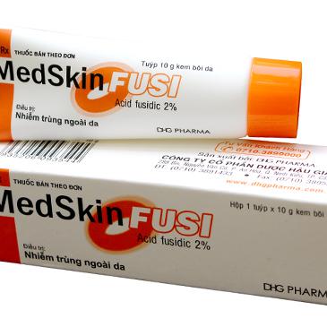 Medskin Fusi (Acid fusidic) 2% DHG Pharma (Lốc/10 Tuýp/10g)