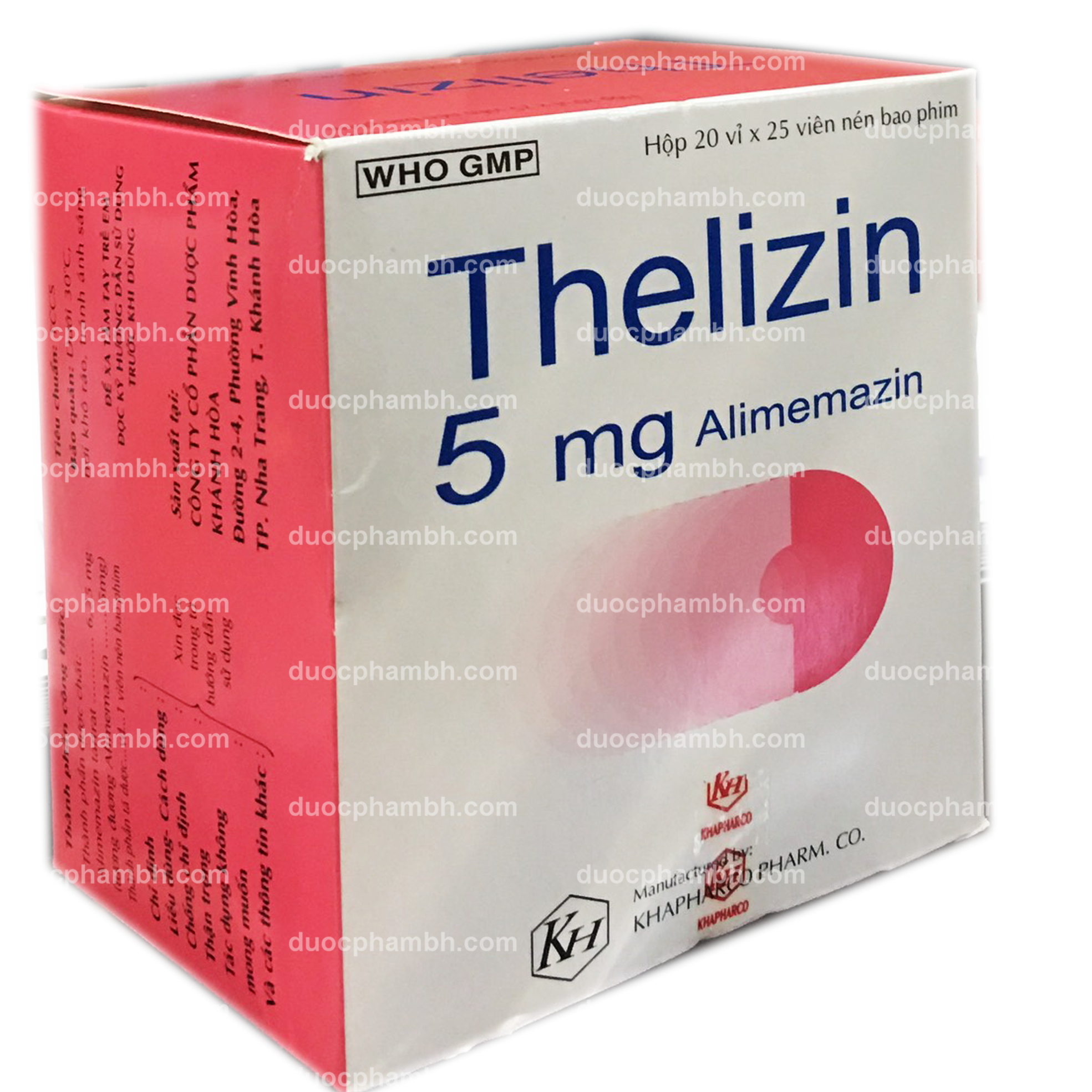 Thelizin (Alimemazin) 5mg Khapharco (H/500v)