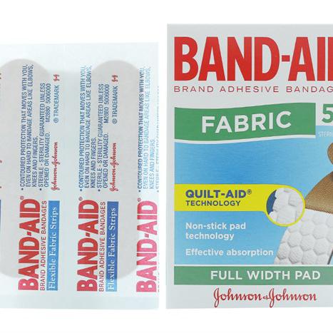 Băng Cá Nhân Band-aid Fabric (Hộp/50 Miếng)