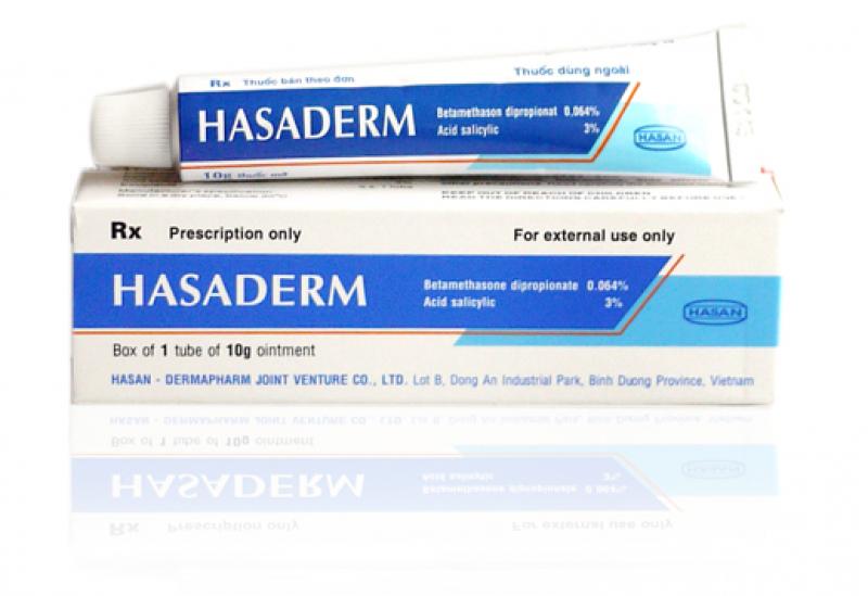 Hasaderm Hasan (Lốc/10 Tuýp/10gr)
