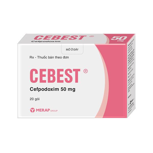 Cebest (Cefpodoxim) 50mg Merap (H/20g)