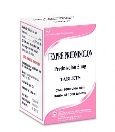 Texpre Prednisolon 5mg Rostex (C/1000v)