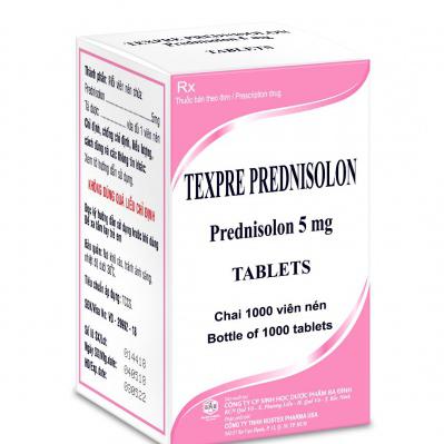 Texpre Prednisolon 5mg Rostex (C/1000v)