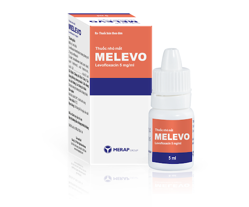 Melevo (Levofloxacin) 5mg/ml Merap (Lốc/10c/5ml)