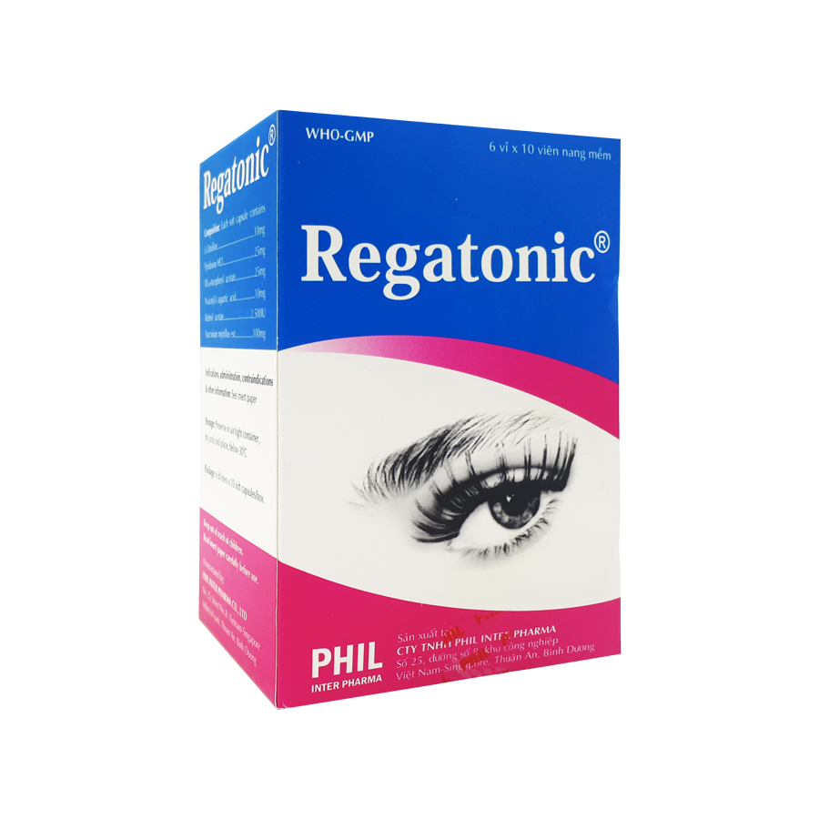 Thuốc Bổ Mắt Regatonic Phil Inter (H/60v)