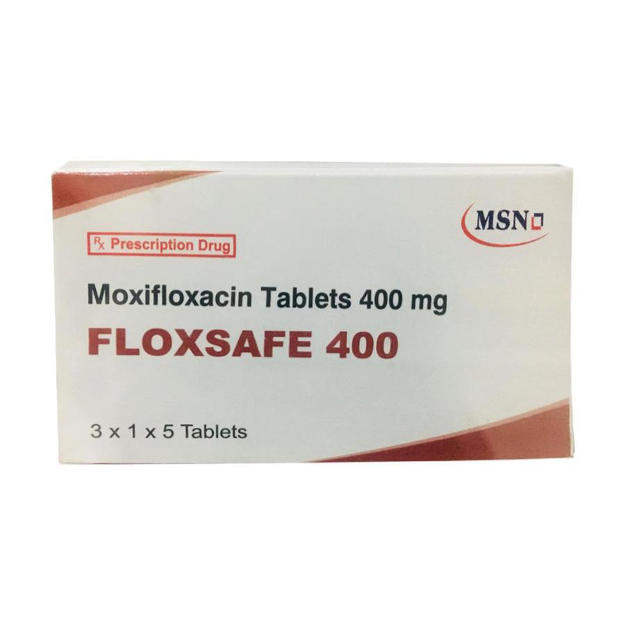 Floxsafe 400 (Moxifloxacin) MSN (H/15v)