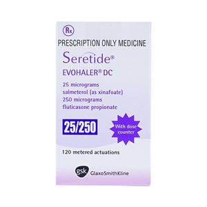 Seretide 25/250 GSK (C/120liều)