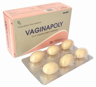Viên Đặt Âm Đạo Vaginapoly (Neomycin, Nystatin, Polymyxin B) Phil Inter (H/12v)