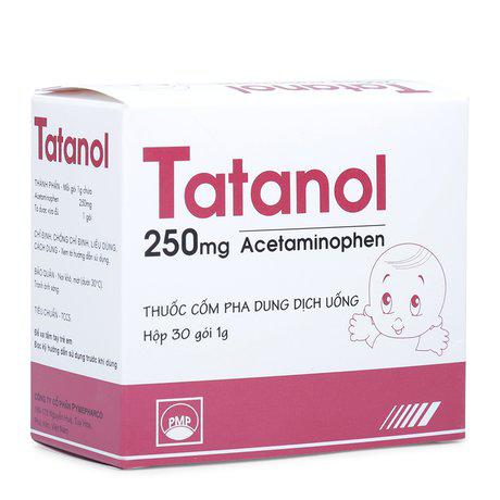 Tatanol (Acetaminophen) 250mg Pymepharco (H/30g/1gr)