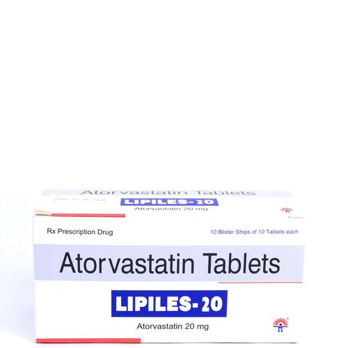Atorvastatin tablets  Lipiles 20mg_Indchemie (h/100v)