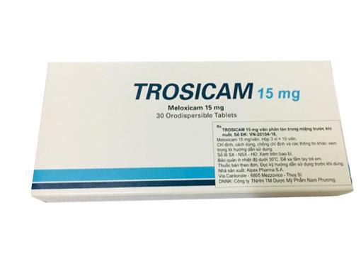 Trosicam (Meloxicam) 15mg Alpex (H/30v)