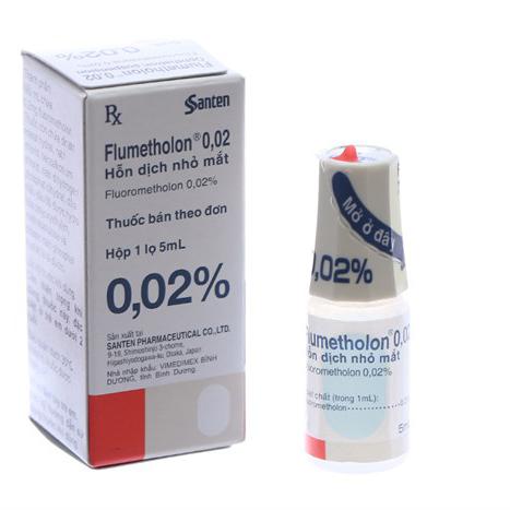 Flumetholon 0.02% (Fluorometholone) Santen (C/5ml)