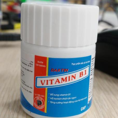 Vitamin B1 50mg Daktin (C/100v) (Viên Nén)