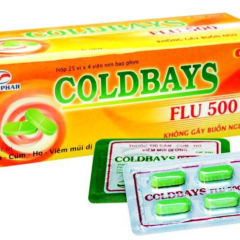 Coldbays Flu (Loratadin, Dextromethorphan, Paracetamol) Hadiphar (H/100v)