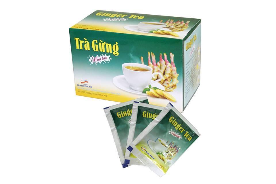 Trà Gừng Hadiphar (H/10g/20gr) (Xanh)