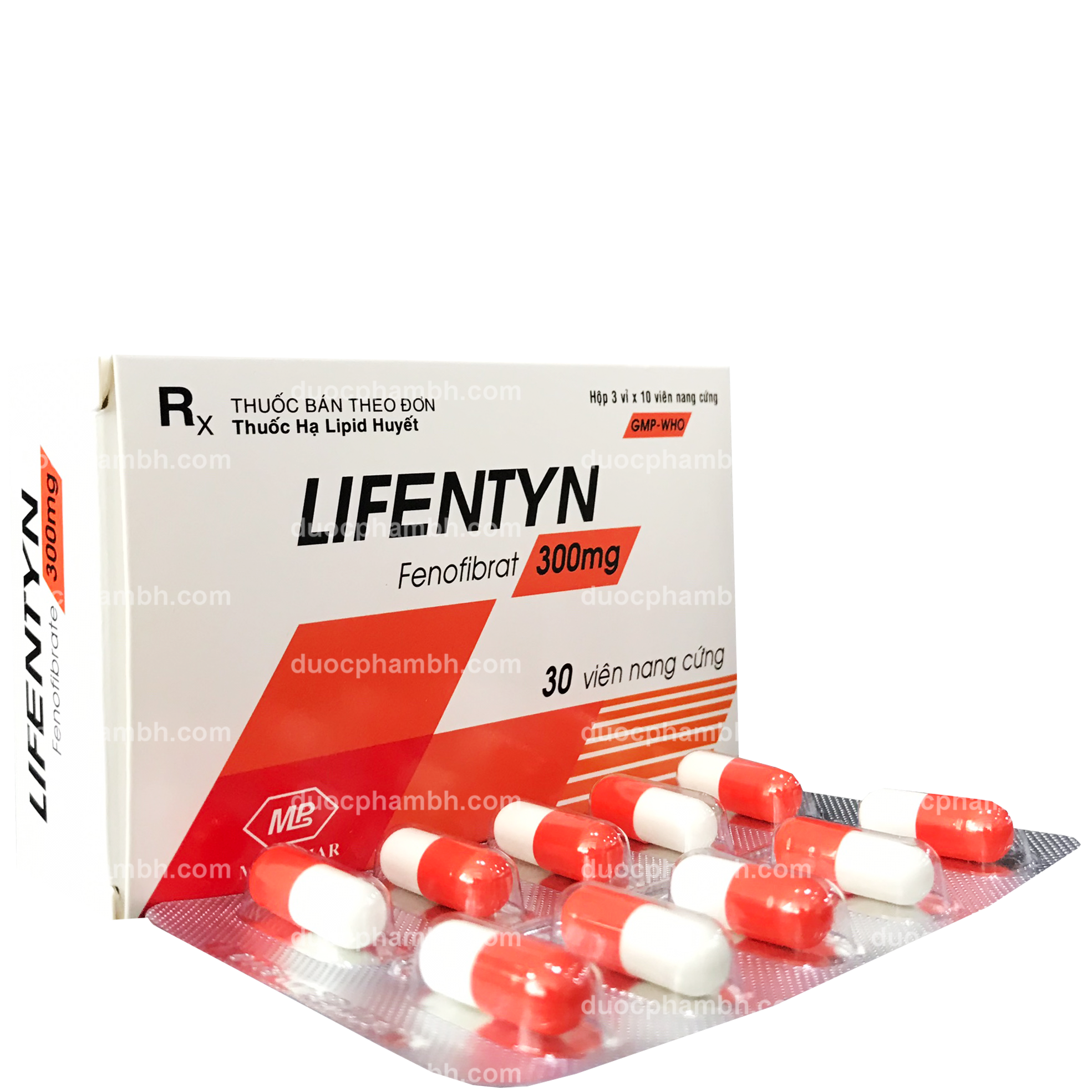 Lifentyn 300 (Fenofibrate) Mebiphar (H/30v)