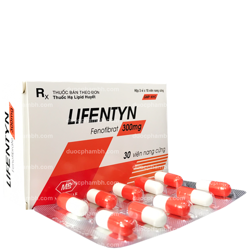 Lifentyn 300 (Fenofibrate) Mebiphar (H/30v)